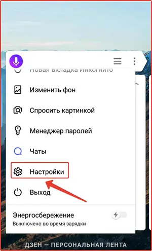 Настройки браузера на телефоне Настройки браузера на телефоне